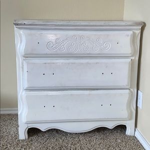 A small dresser.